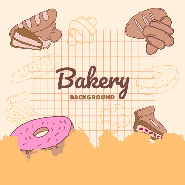 Backery背景设计矢量元素图片下载