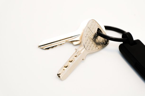 空标签钥匙环隔离在白色背景的库存照片图片下载