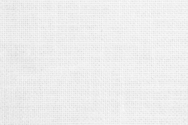 织物帆布编织纹理背景图案浅白色空白。天然纱麻、地毯毛、棉布等纺织面料的纹理洁净空作装饰文字。灰色袋料。图片下载