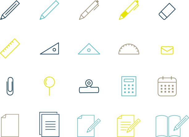 文具图标集图片下载