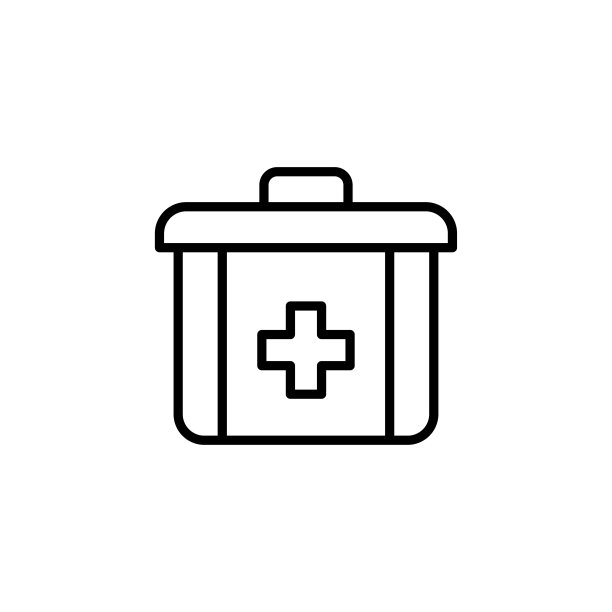 医疗包图标矢量设计模板图片下载