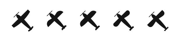 飞机图标集。飞机图标收集。平面图标集。飞机图标。平坦的黑色飞行图标。矢量图形图片下载