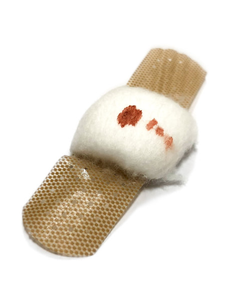 使用绷带石膏隔离在白色背景图片下载