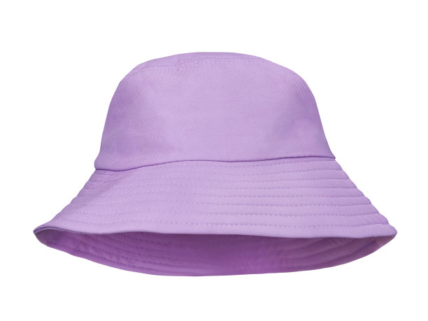 紫色水桶帽孤立在白色背景上图片下载