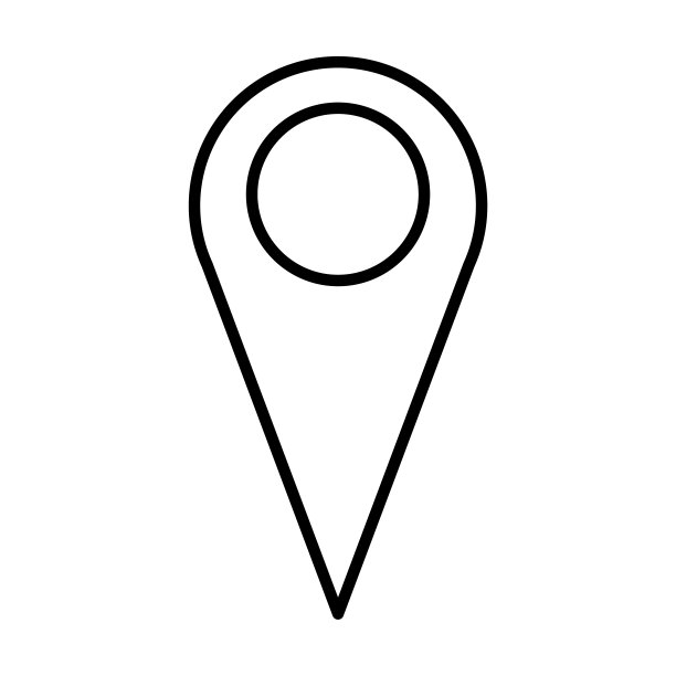 地图引脚图标，地图矢量，引脚插图图片下载
