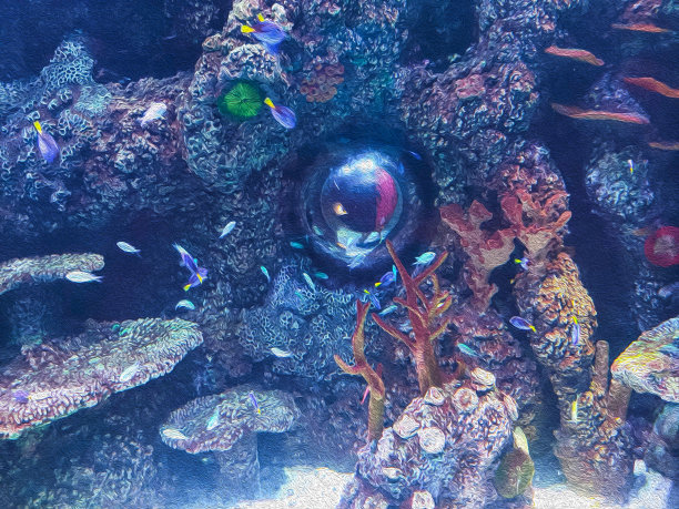 水下生活背景图片下载