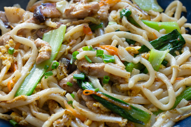 福建面，炒面。亚洲食物图片下载