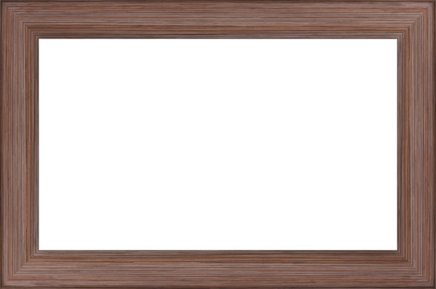 木质框架孤立在白色背景上。矢量插图eps 10图片下载