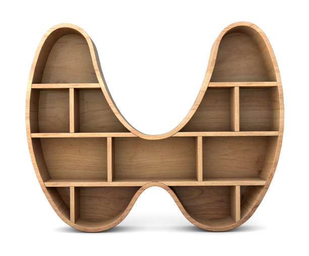 甲状腺架的木质纹理孤立在白色背景上。脏器木架子图片下载