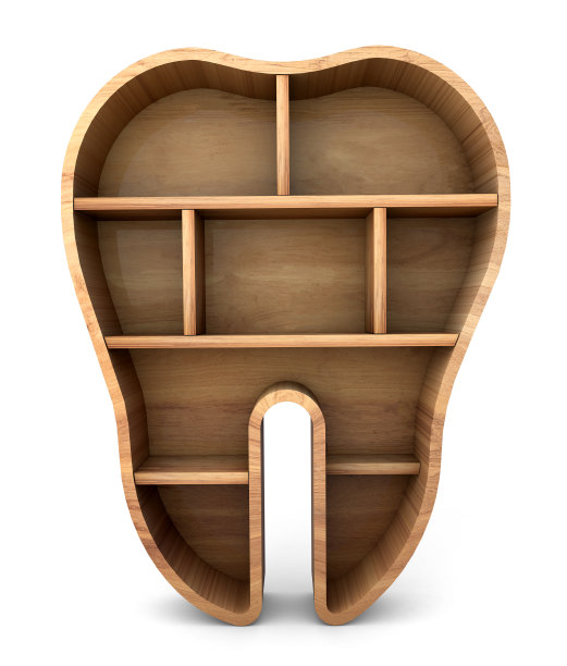 牙架隔离在白色背景上。木牙架。器官架子上。三维渲染图片下载