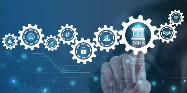 商业，技术，互联网和网络概念。数字银行内容策划广告策略概念。图片下载