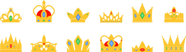 皇家金冠图标加冕冠儿童图片下载