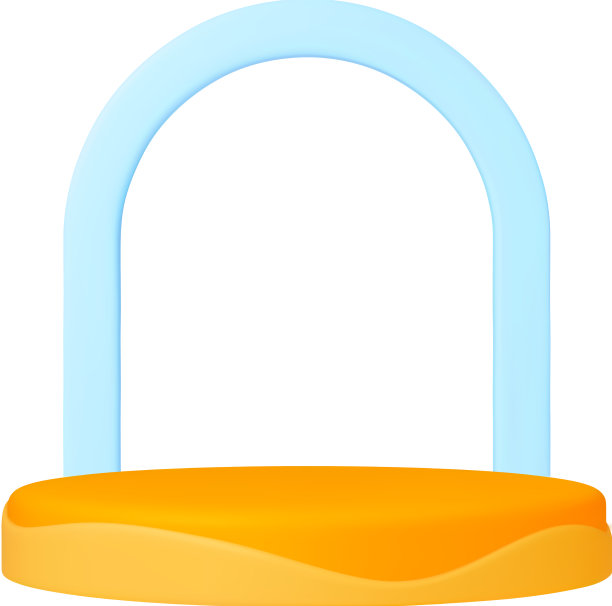 拱顶和裙台三维设计装饰空图片下载