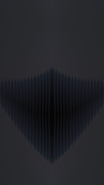 黑色金属纹理钢纹。灰色线条曲线设计在抽象的黑色背景。黑色水平模板或横幅，商业背景。带有柔和波浪的抽象背景。三维演示图片下载