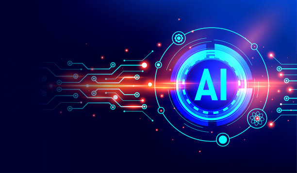 人工智能与数据科学图标元素设计。矢量图图片下载