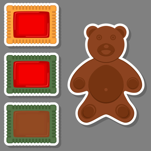 大套自制饼干不同口味的酥皮饼干图片下载