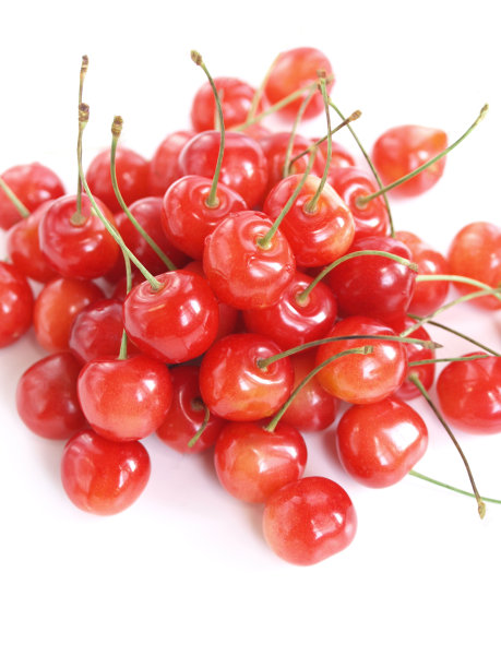 来自山形县的新鲜樱桃。图片下载
