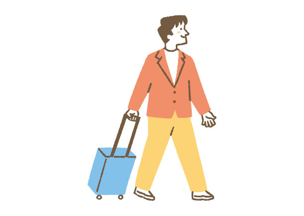 拉着提包的男人图片下载