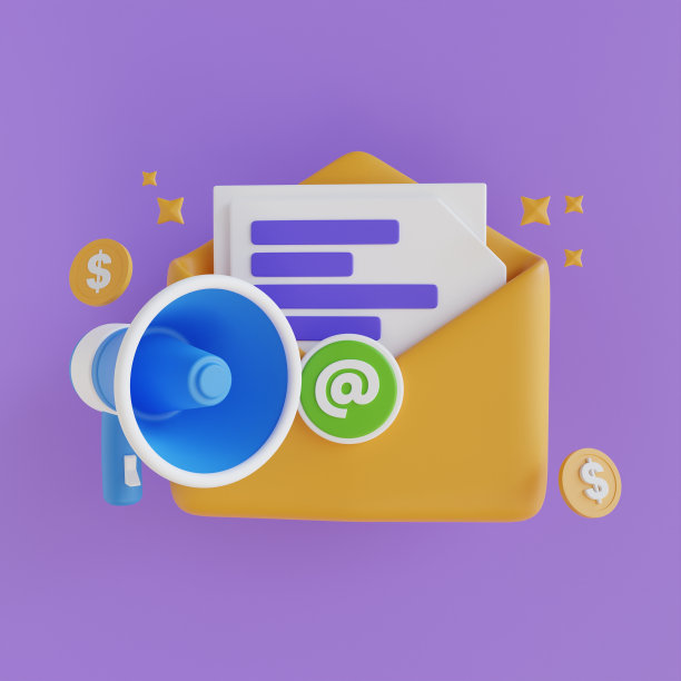 商业和社交媒体营销，内容营销，SEO。3d渲染库存照片。图片下载