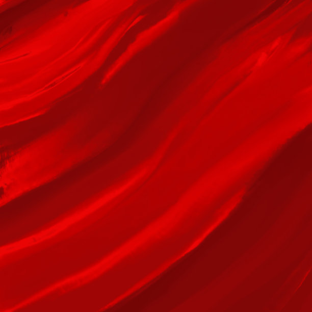 油红底色，水彩，水粉笔触，艺术的颜料纹理。图片下载