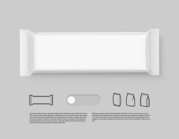 空白小吃店包装模型。矢量插图。在任何背景上都很好看。图片下载