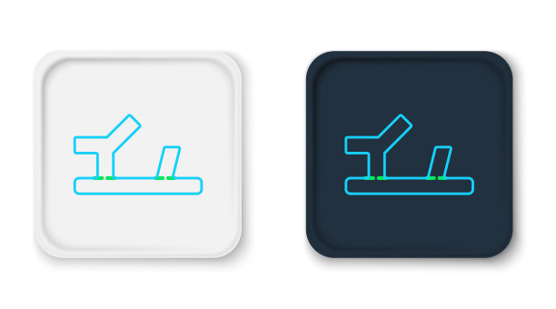 线条婴儿鞋图标孤立在白色背景。凉鞋的迹象。彩色轮廓概念。向量图片下载