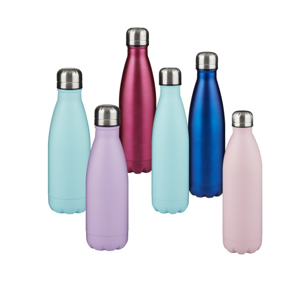 真空水瓶与切断隔离在白色背景与夹路径图片下载