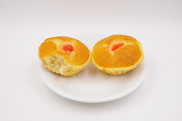 港式樱桃椰子挞蛋糕图片下载