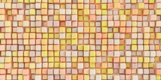 彩色抽象几何三维背景立方体元素和颜色为您的设计。三维效果图图片下载