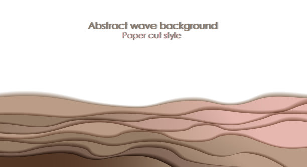 三维抽象背景与白纸剪纸形状。矢量设计布局的商业演示文稿，传单，海报图片下载