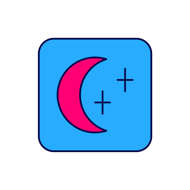 填充轮廓月亮和星星图标孤立在白色背景。多云的夜晚标志。睡眠是梦的象征。满月。晚上或睡觉时间的标志。向量图片下载