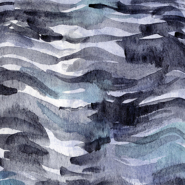 水彩背景与深蓝色grunge风格的斑点图片下载