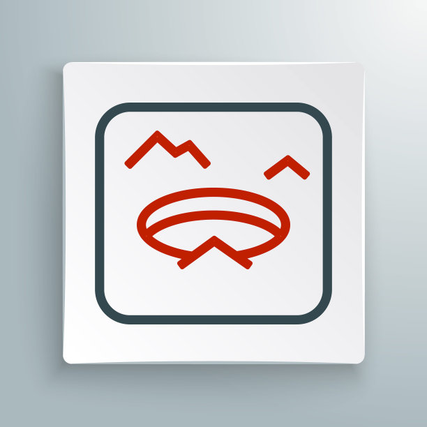 线冬季钓鱼图标孤立在白色背景。圆冰架。冰洞。彩色轮廓概念。向量图片下载