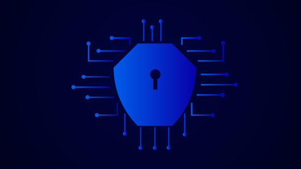 安全系统网络挂锁图标。数字数据保护网络安全挂锁图标说明背景。图片下载