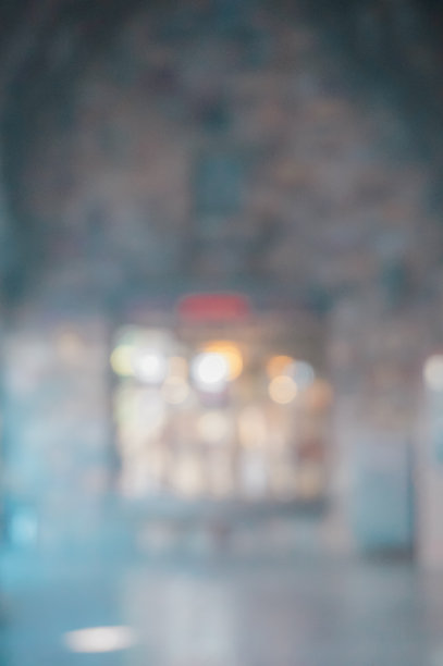 一个模糊的商店前面的图像图片下载