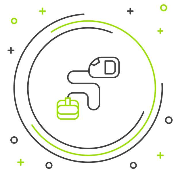 线可伸缩绳皮带与钩图标隔离在白色背景。宠物狗带头。户外行走动物配件。彩色轮廓概念。向量图片下载