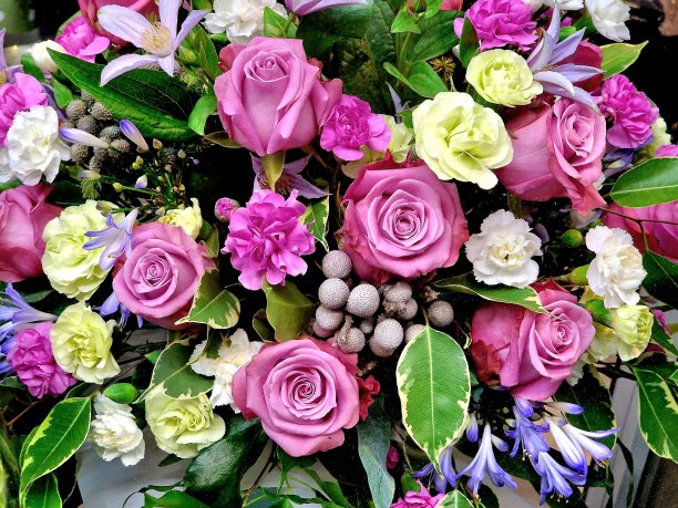 商店里有一束漂亮的花图片下载