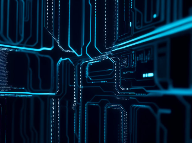 摘要计算机数据特征、大数据、互联网技术概念图片下载