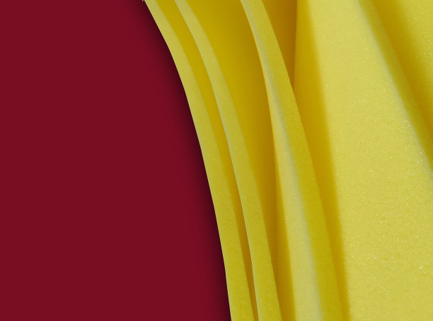 薄黄色海绵泡沫与复制空间图片下载