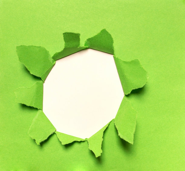 撕纸洞背景隔离图片下载