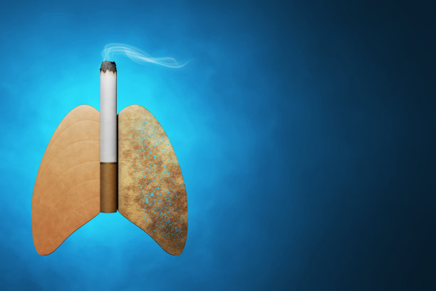 吸烟医学概念的三维插图图片下载
