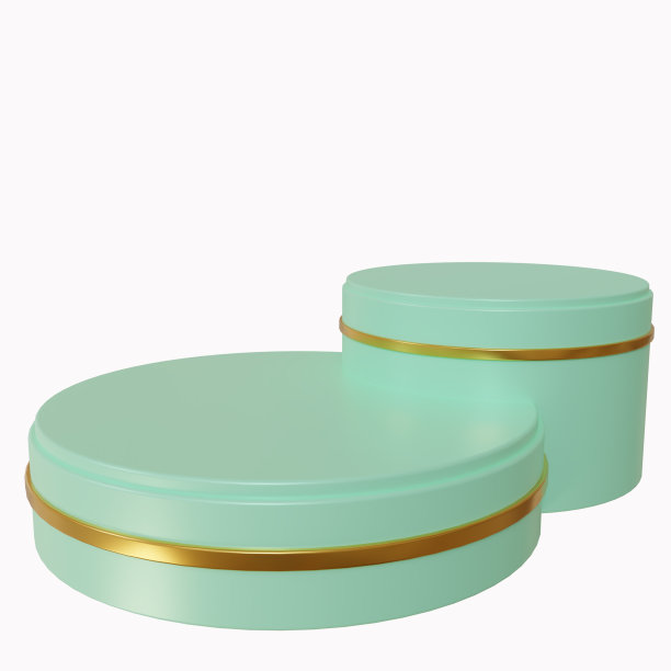 圆形讲台舞台孤立在白色背景上。为促销产品的照片。三维渲染插图图片下载