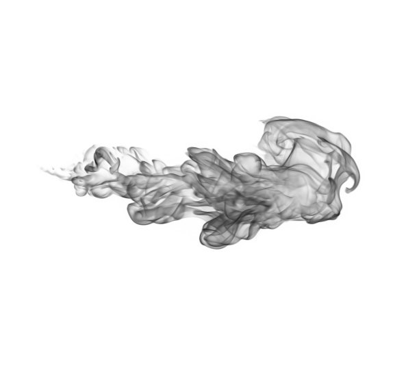 白色背景上有黑烟图片下载