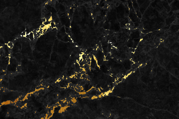 大理石黑色金色纹理墙面背景图片下载
