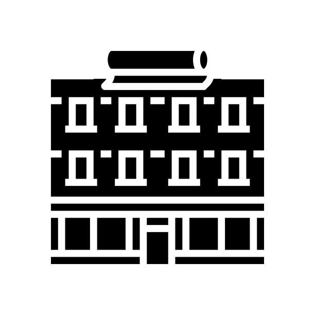 布料店标志图标矢量插图图片下载