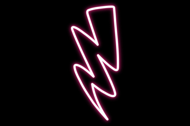 霓虹灯的元素图片下载