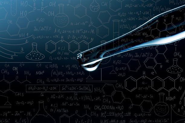 宏观科学背景，宏观科学实验背景，实验室研究，试管滴液。试管中含有实验室化学液体，实验室化学或科学研究开发的概念。图片下载