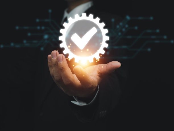 质量标志ISO认证保证业务过程控制。图片下载