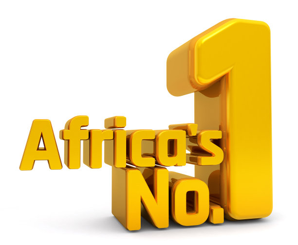 非洲排名第一的3d隔离白色背景。闪亮的一号。非洲头号卖家3d。黄金第一卖家3d。三维渲染图片下载