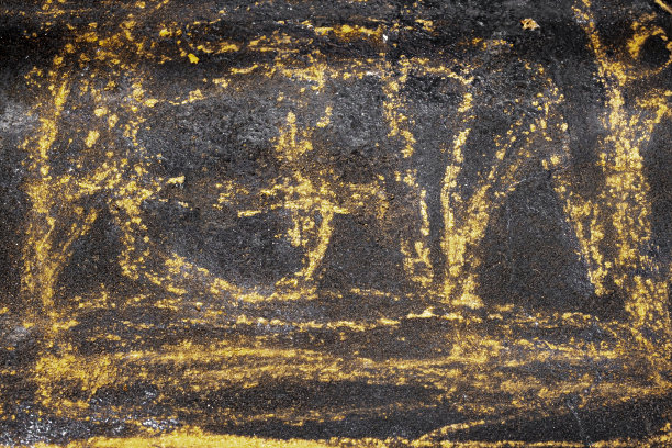 生锈的黄色金属垃圾质感图片下载